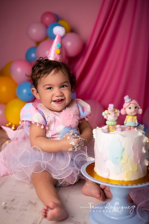 Smash the Cake - Circo Rosa - Nina e Bela'