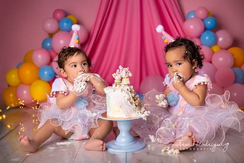Smash the Cake - Circo Rosa - Nina e Bela'