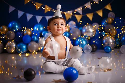 Smash the Cake - Cake Smash - Astronauta - Gael - Tami Rodriguez - Niterói'