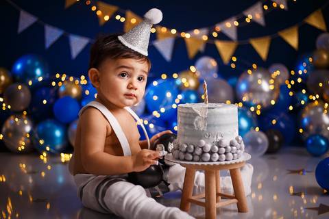 Smash the Cake - Cake Smash - Astronauta - Gael - Tami Rodriguez - Niterói'