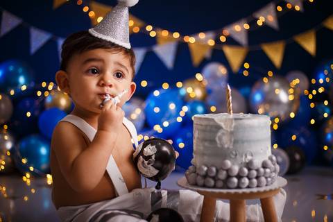 Smash the Cake - Cake Smash - Astronauta - Gael - Tami Rodriguez - Niterói'