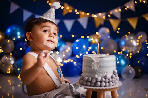 Smash the Cake - Cake Smash - Astronauta - Gael - Tami Rodriguez - Niterói'