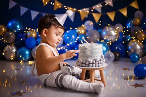 Smash the Cake - Cake Smash - Astronauta - Gael - Tami Rodriguez - Niterói'