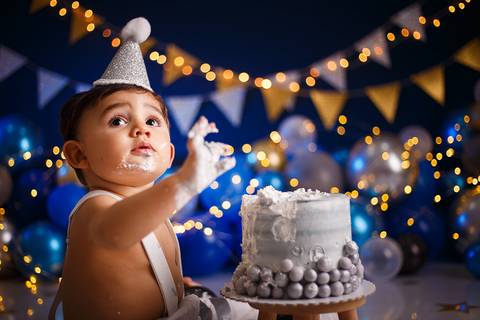 Smash the Cake - Cake Smash - Astronauta - Gael - Tami Rodriguez - Niterói'