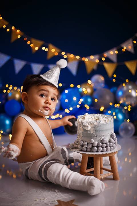 Smash the Cake - Cake Smash - Astronauta - Gael - Tami Rodriguez - Niterói'