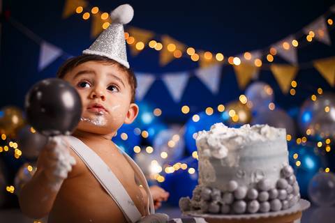 Smash the Cake - Cake Smash - Astronauta - Gael - Tami Rodriguez - Niterói'