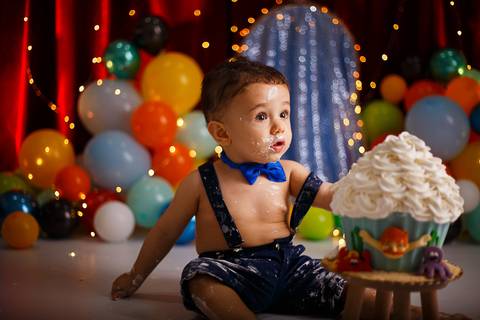 Smash The Cake - Gabriel - Tema Mundo Bita - Tami Rodriguez Fotografia - Niterói'