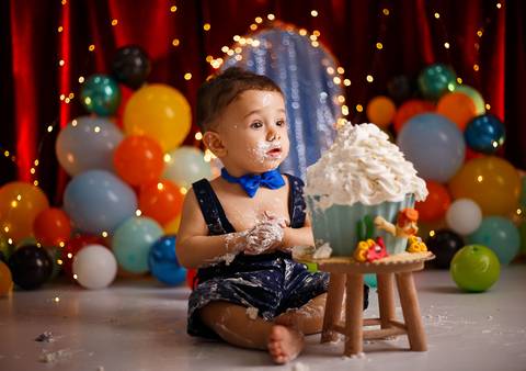 Smash The Cake - Gabriel - Tema Mundo Bita - Tami Rodriguez Fotografia - Niterói'