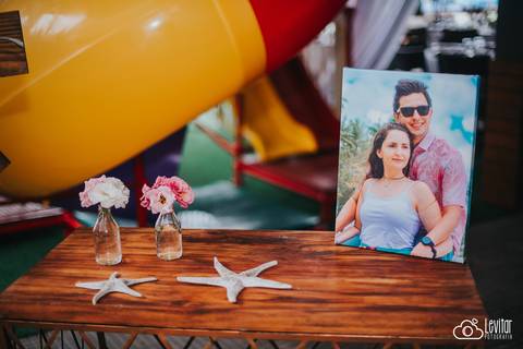 decoração casamento na praia de Ubatuba'