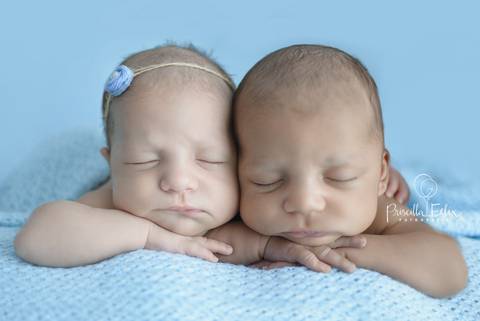 Ensaio Gêmeos Newborn - São Paulo/SP'