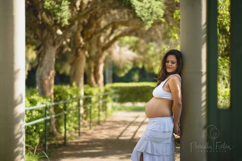 Ensaio gestante externa - nada se compara a luz do sol!!!'