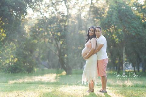 Book de gestante em ambiente externo, vamos eternizar esse momento cercado pela natureza!'