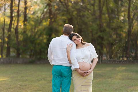 Ensaio Gestante em Externa'