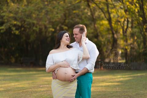 Ah o amor! Ensaio gestante no Parque'