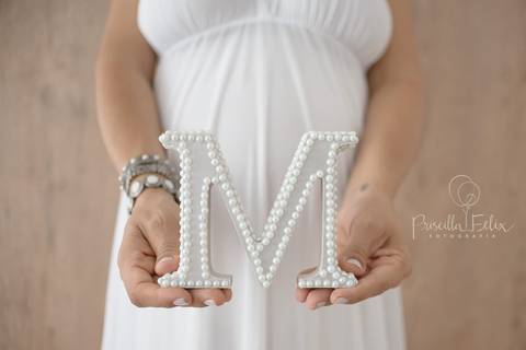 Ensaio lindo de gestante em estúdio - Alto da Lapa, São Paulo/SP'