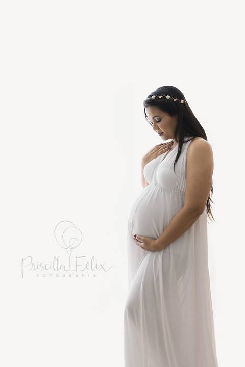 Book gestante em estúdio - comodidade, conforto e segurança!'