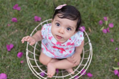 Ensaio Acompanhamento do Bebê, Isabela - 8 meses!'