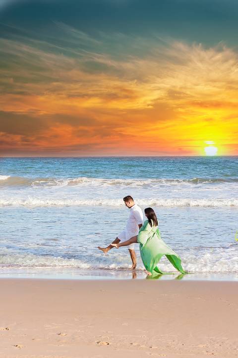 Ensaio Gestante na Praia do Paiva - Foto Rebecca Torquato'