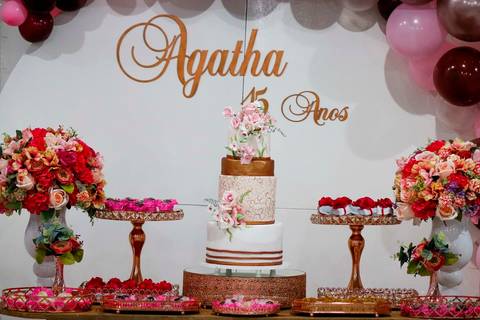Cobertura Fotográfica de aniversário 15 anos de Agatha - Foto Rebecca Torquato'