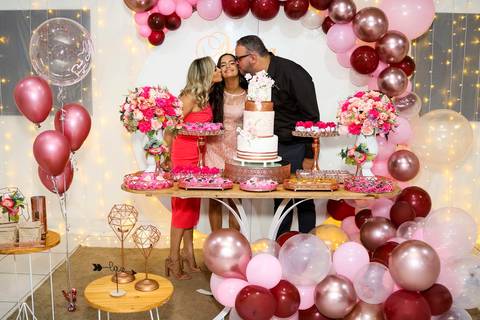 Cobertura Fotográfica de aniversário 15 anos de Agatha - Foto Rebecca Torquato'