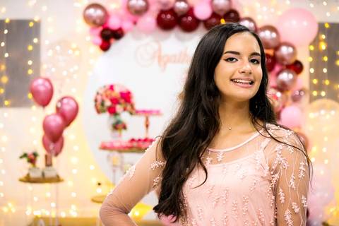 Cobertura Fotográfica de aniversário 15 anos de Agatha - Foto Rebecca Torquato'