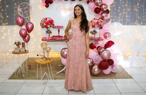 Cobertura Fotográfica de aniversário 15 anos de Agatha - Foto Rebecca Torquato'