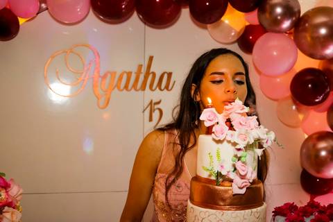 Cobertura Fotográfica de aniversário 15 anos de Agatha - Foto Rebecca Torquato'
