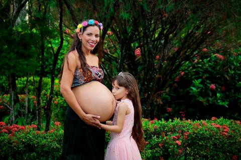 Ensaio Gestante no Parque da Jaqueira - Foto Rebecca Torquato'