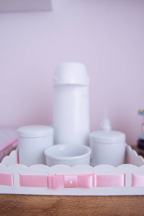 Decoração quarto bebê menina azul e rosa - comoda - nichos - bonequinhas - letras mdf cecilia'