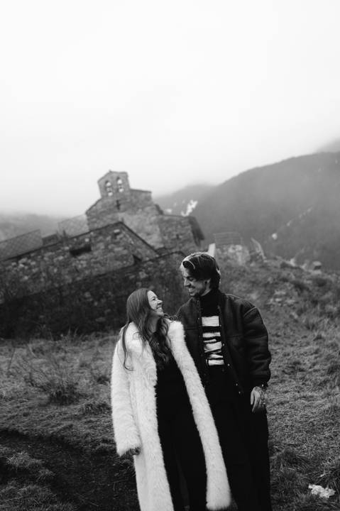 Andorra snowy Wedding photography '