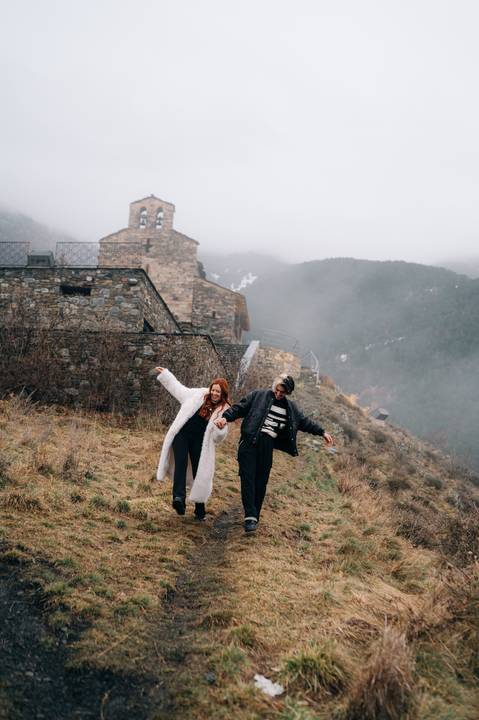 Andorra snowy Wedding photography '