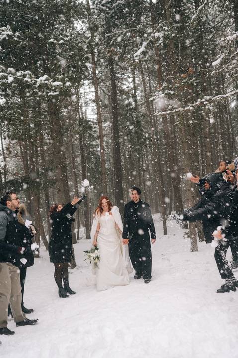 Andorra snowy Wedding photography '