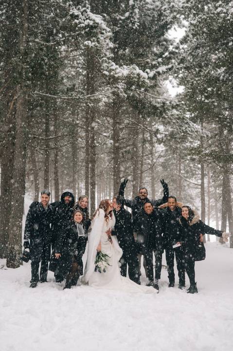 Andorra snowy Wedding photography '