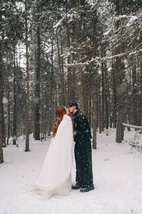 Andorra snowy Wedding photography '