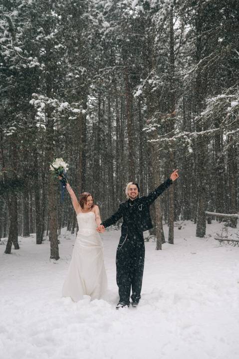 Andorra snowy Wedding photography '