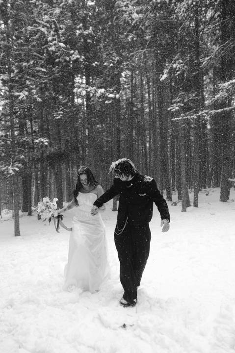 Andorra snowy Wedding photography '