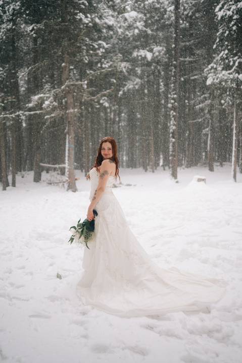 Andorra snowy Wedding photography '
