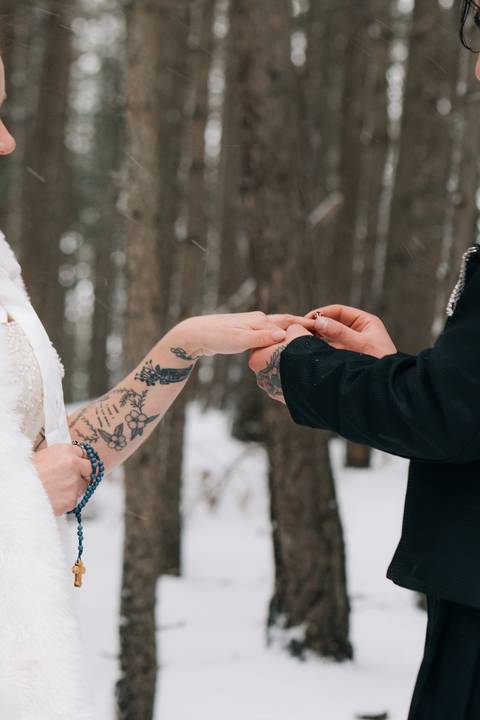 Andorra snowy Wedding photography '