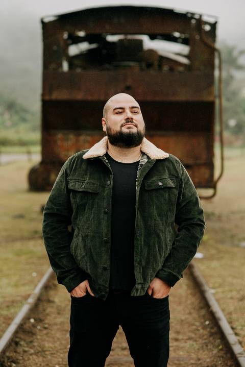 Homem em paranapiacaba são paulo'