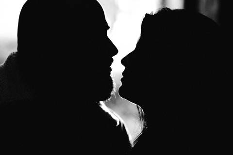 Ensaio de Casal Silhueta casal em paranapiacaba são paulo'