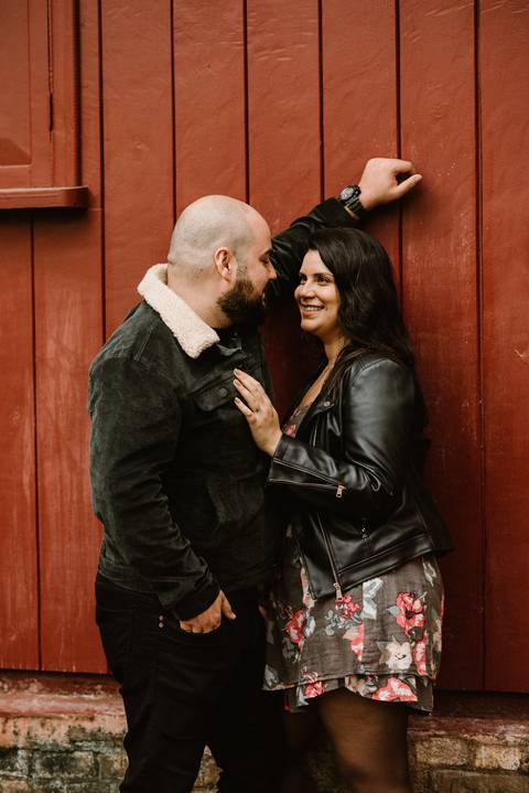 Ensaio de Casal sorrindo em paranapiacaba são paulo'