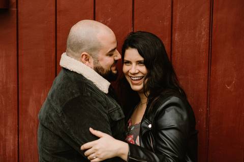 Ensaio de Casal sorrindo em paranapiacaba são paulo'