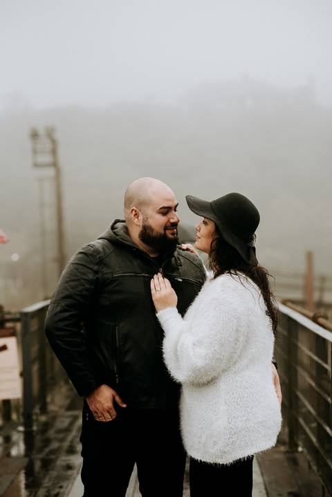 Ensaio de Casal na ponte em paranapiacaba são paulo'