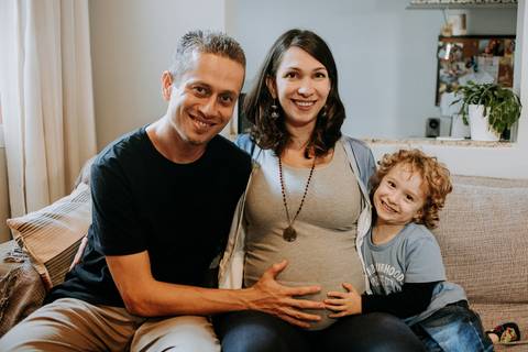 Fotografia de Família e gestante'