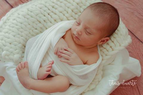 Bebê recém nascido dormindo Brusque'