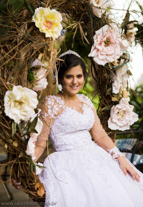 Noiva antes do casamento - Noivas 2019 - Noivas em Uberaba - Vestido de casamento em Uberaba '