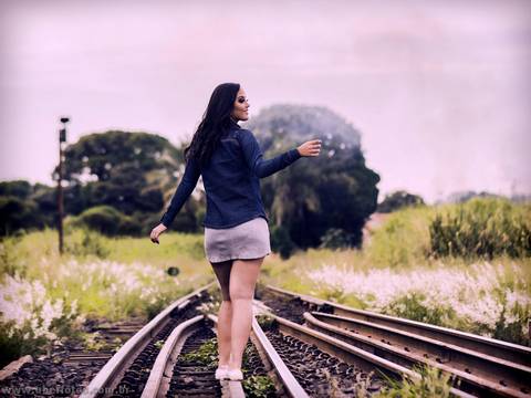 linha do trem'