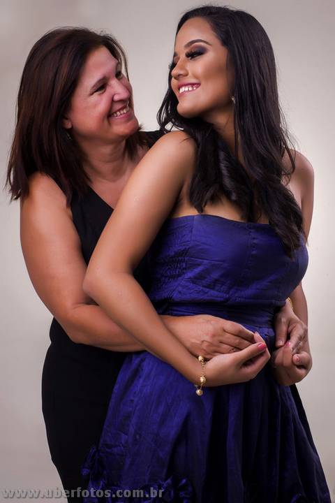 fotos com a avô'