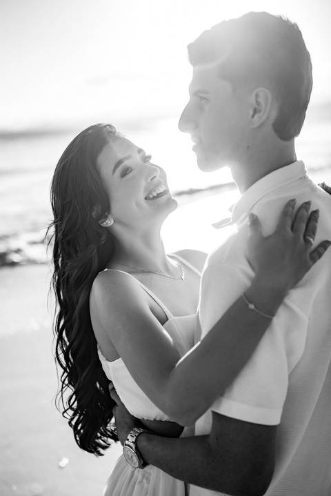 Fotografia de ensaio pré-casamento na praia boca da baleia, ES'