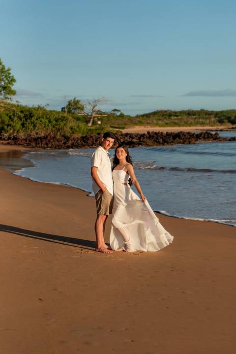 Fotografia de ensaio pré-casamento na praia boca da baleia, ES'